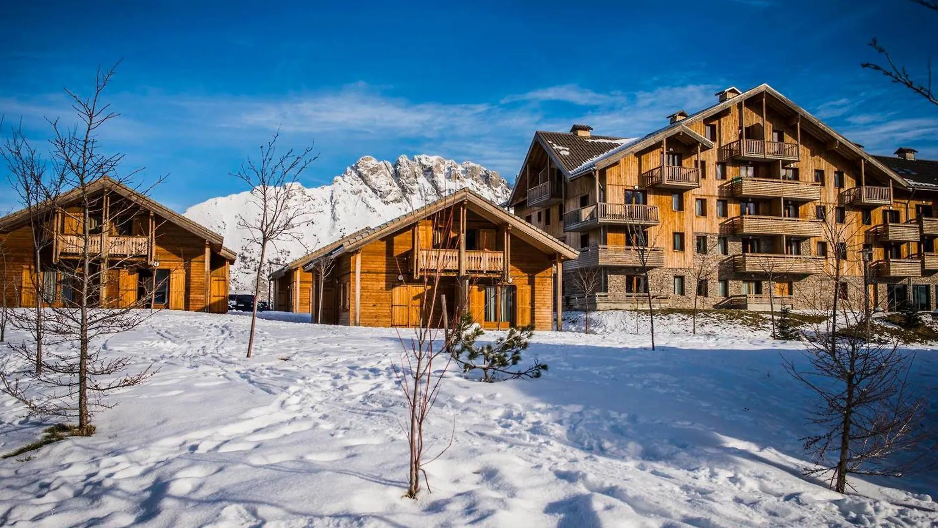 Chalet Mitoyen Duplex Avec Piscine Couverte, A 300M Des Pistes A Superdevoluy - Fr-1-504-491 Франция